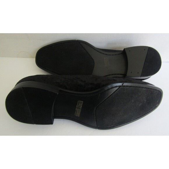 STACY ADAMS Loafers Sultan Black Velour Slip-on Shoes NWOB Mens Size 8M - Picture 10 of 10